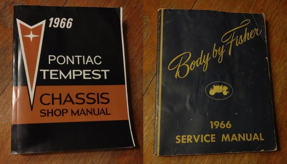 1966 Pontiac GTO Tempest LeMans Chassis and Body by Fisher Shop Manuals OEM