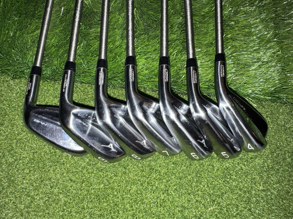 Mizuno MP20 HMB Iron Set - 4-P Aerotech SteelFiber i95 Stiff Flex - 7 Clubs