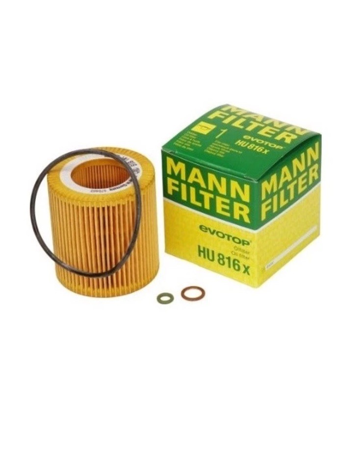 MANN Oil FIlter HU816x BMW 07-17 1,3,5,6,7,X1,X3,X5,X6,Z4 see fitment below