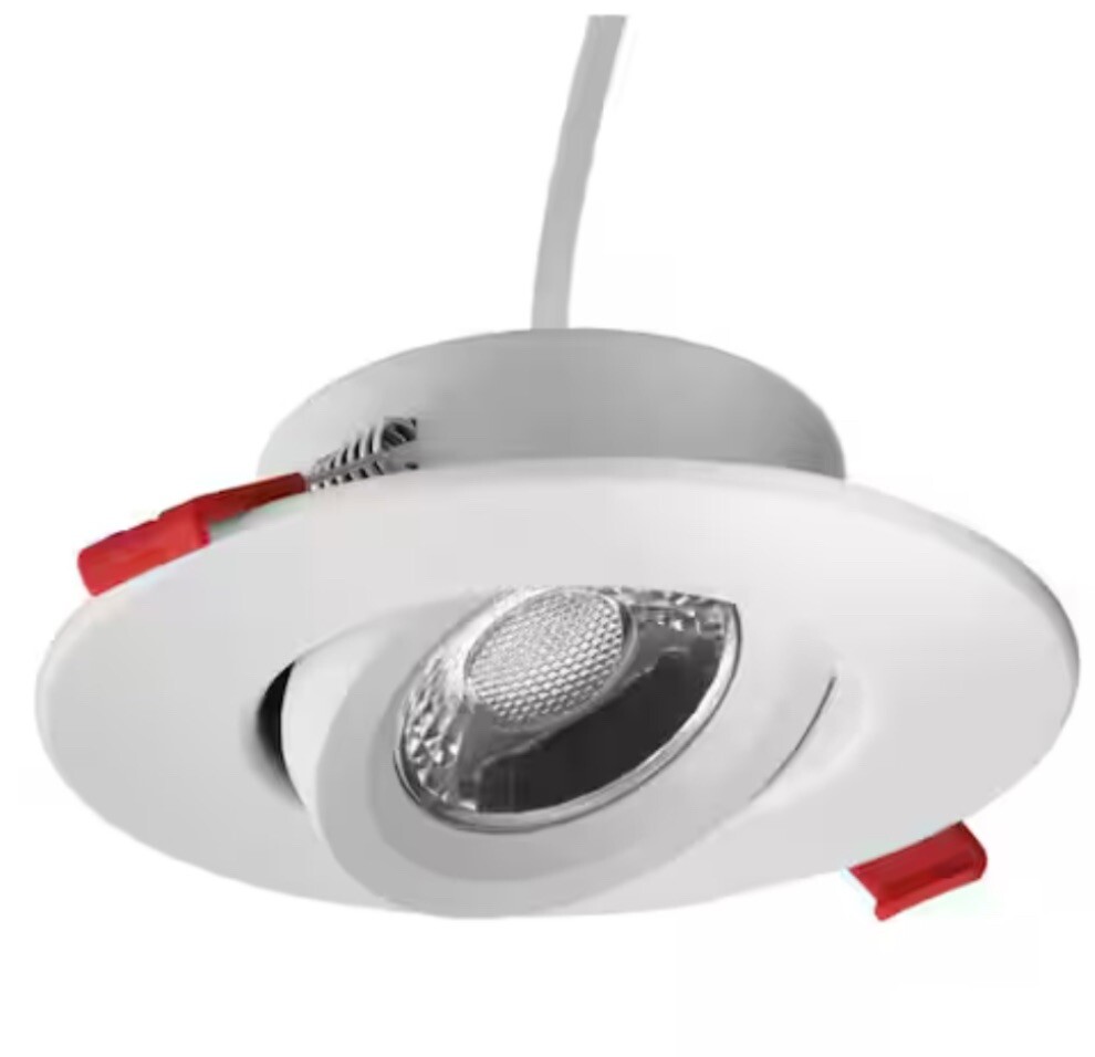 NICOR Lighting 4 Inch Canless Downlight DGC43120SRDWH White DGC4v3