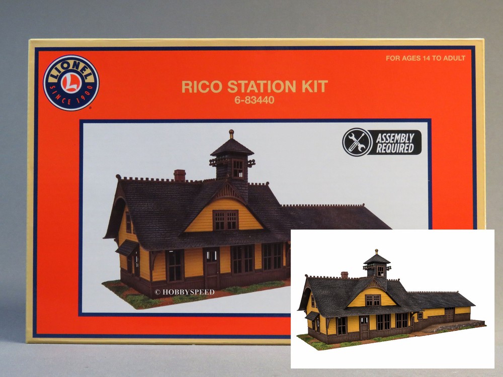 LIONEL 83440 RICO PASSENGER TRAIN STATION KIT O GAUGE depot building 6-83440 NEW