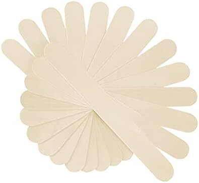 Jumbo Wooden Craft Sticks Sticks for DIY Crafts, 50 Pcs