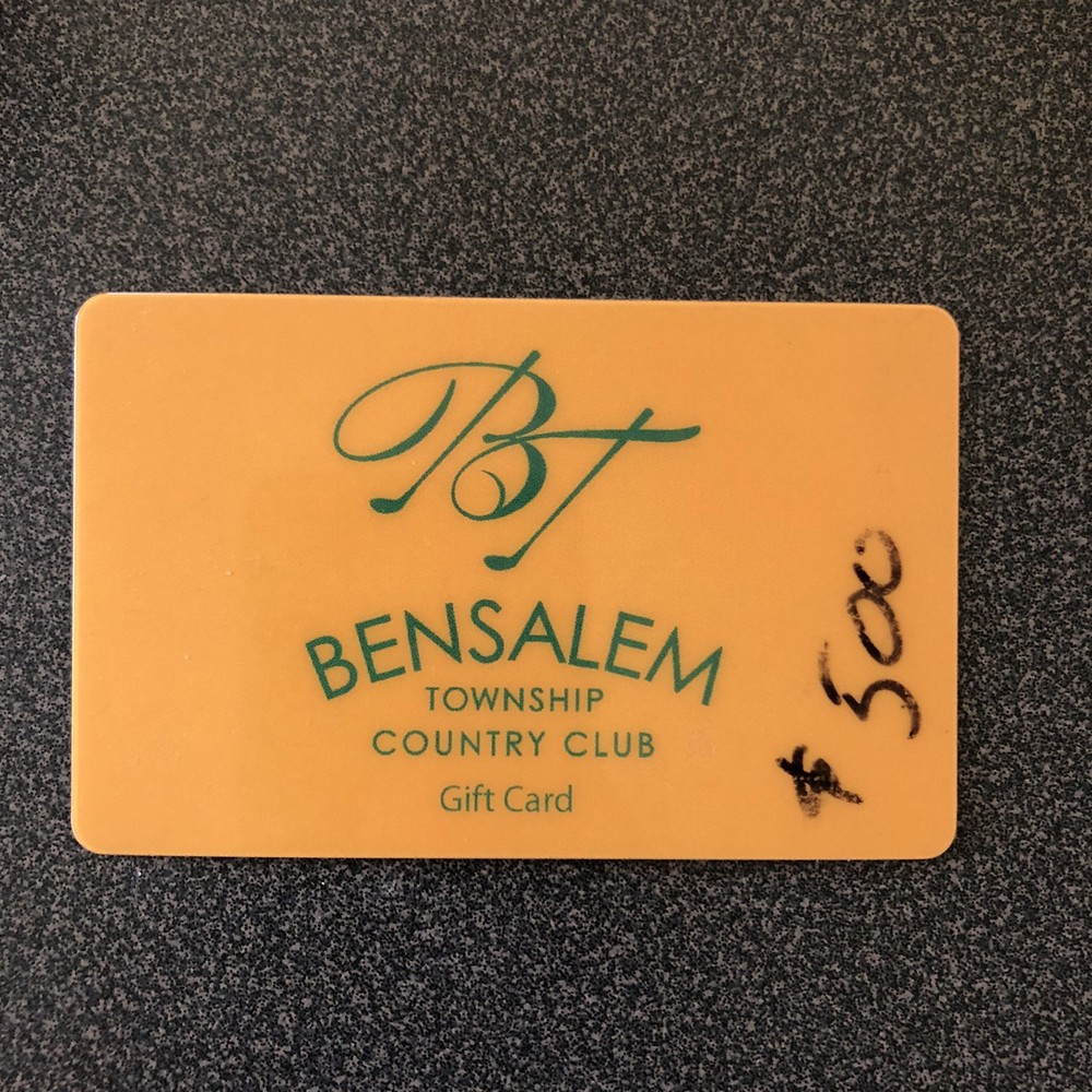 $459 Gift Card for Bensalem Township Country Club $459 Balance on Physical Card-image