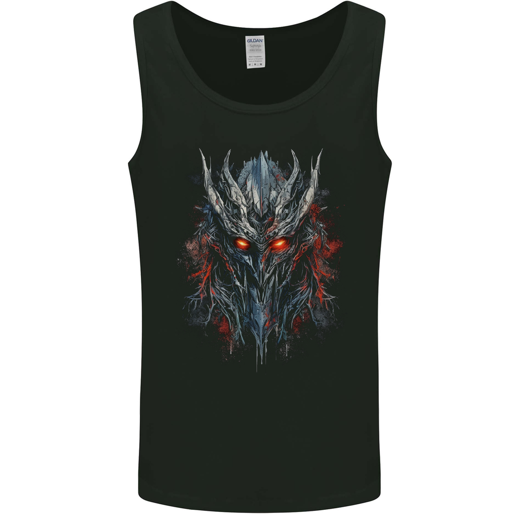 An Evil Sauron Mask Demon Mens Vest Tank Top