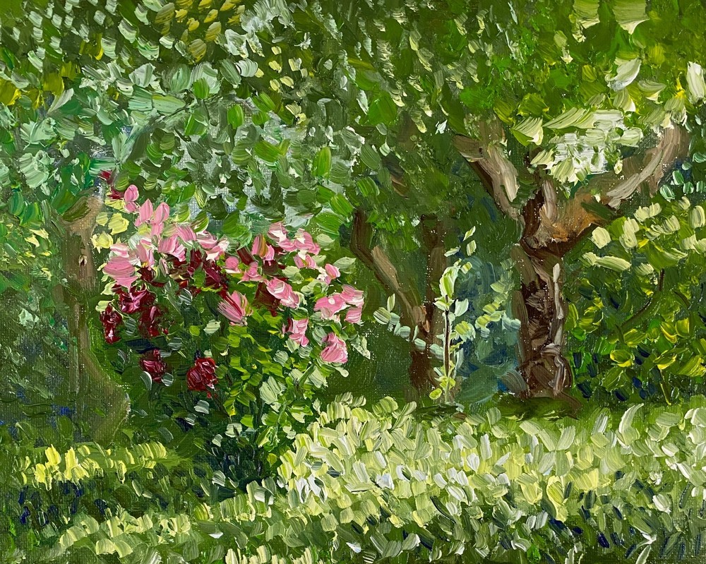 Artistic Oil painting. ORIGINAL. Impressionist art. Signed.