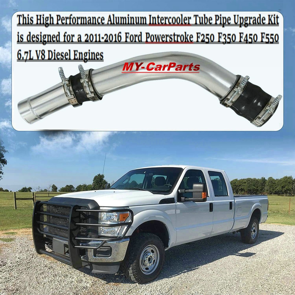 2011-2016 Ford F250 F350 6.7L Powerstroke Hot Side Intercooler Pipe Upgrade Kit