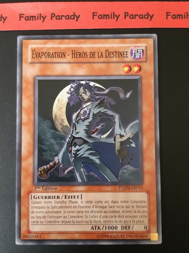 Yu-Gi-Oh! Destiny Hero - Plasma 1st Edition PTDN-FR015 Ultra Rare