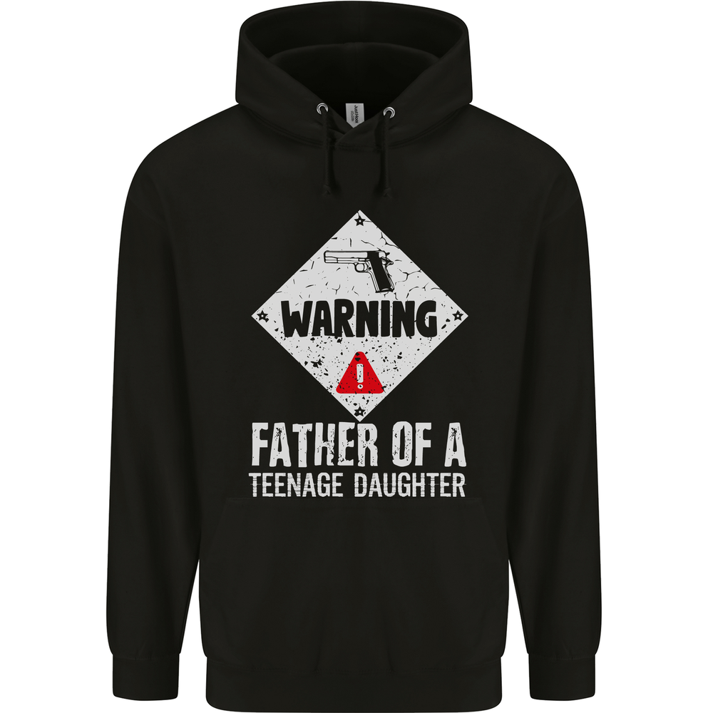 Fathers Day Teenage Daughter Funny Dad Mens 80% Cotton Hoodie-image