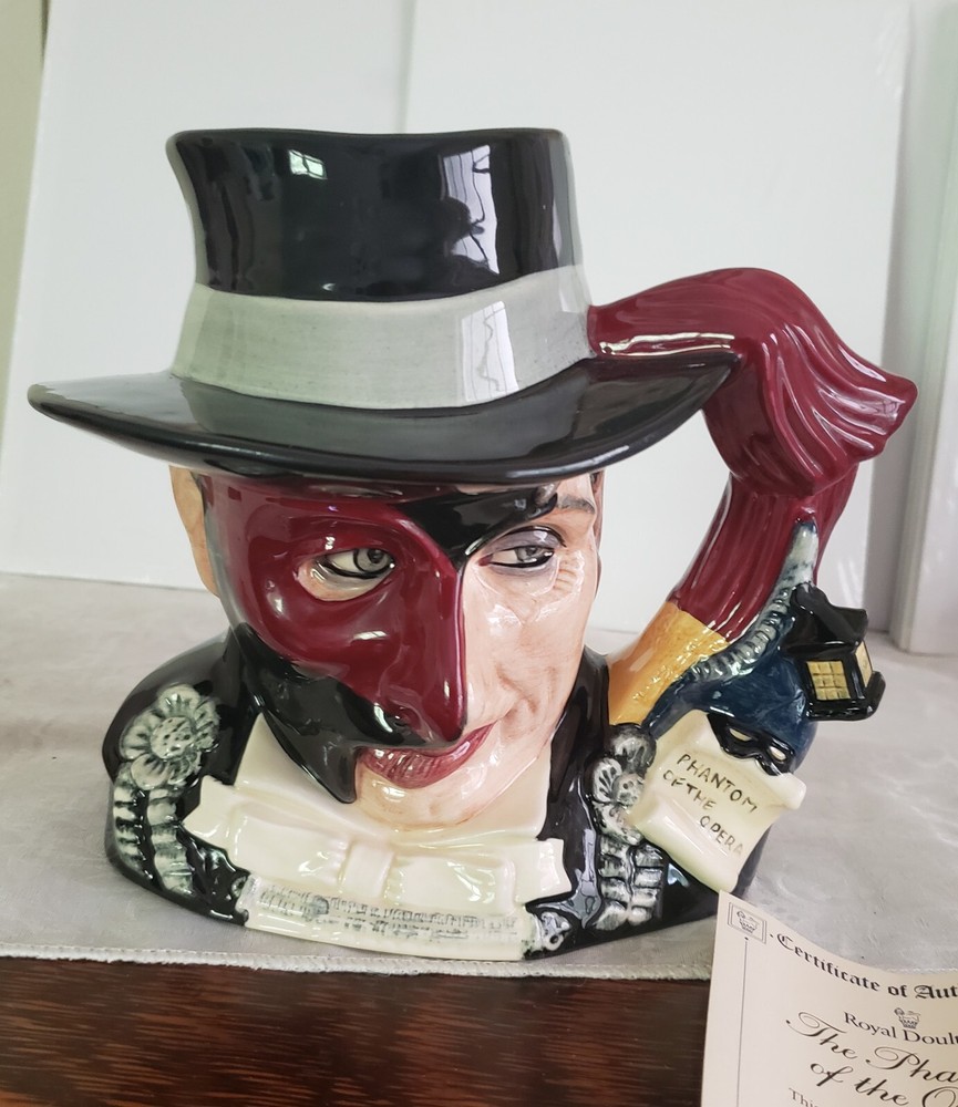 Royal Doulton Phantom of the Opera Jug Limited Edition Large Rare Collectible with COA