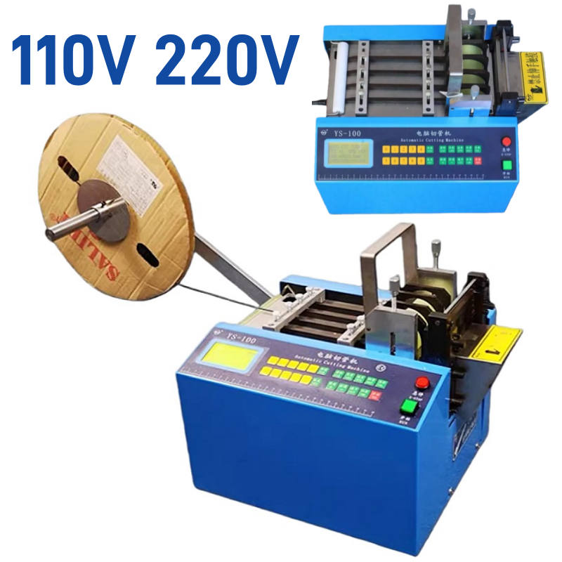 110V 220V Electric Heat-shrink Tube Cutting Machine Automatic Cable Pipe Cutter