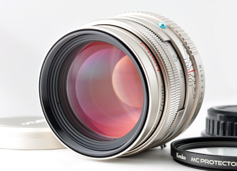 SMC Pentax FA 77mm F1.8 Limited Silver K Mount Portrait Lens Top MINT Condition
