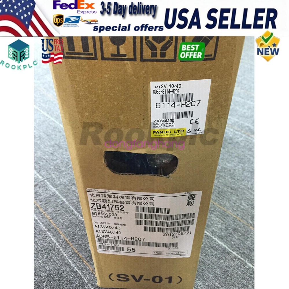 New FANUC A06B-6114-H207 AC Servo Amplifier Fast Shipping FedEx or DHL