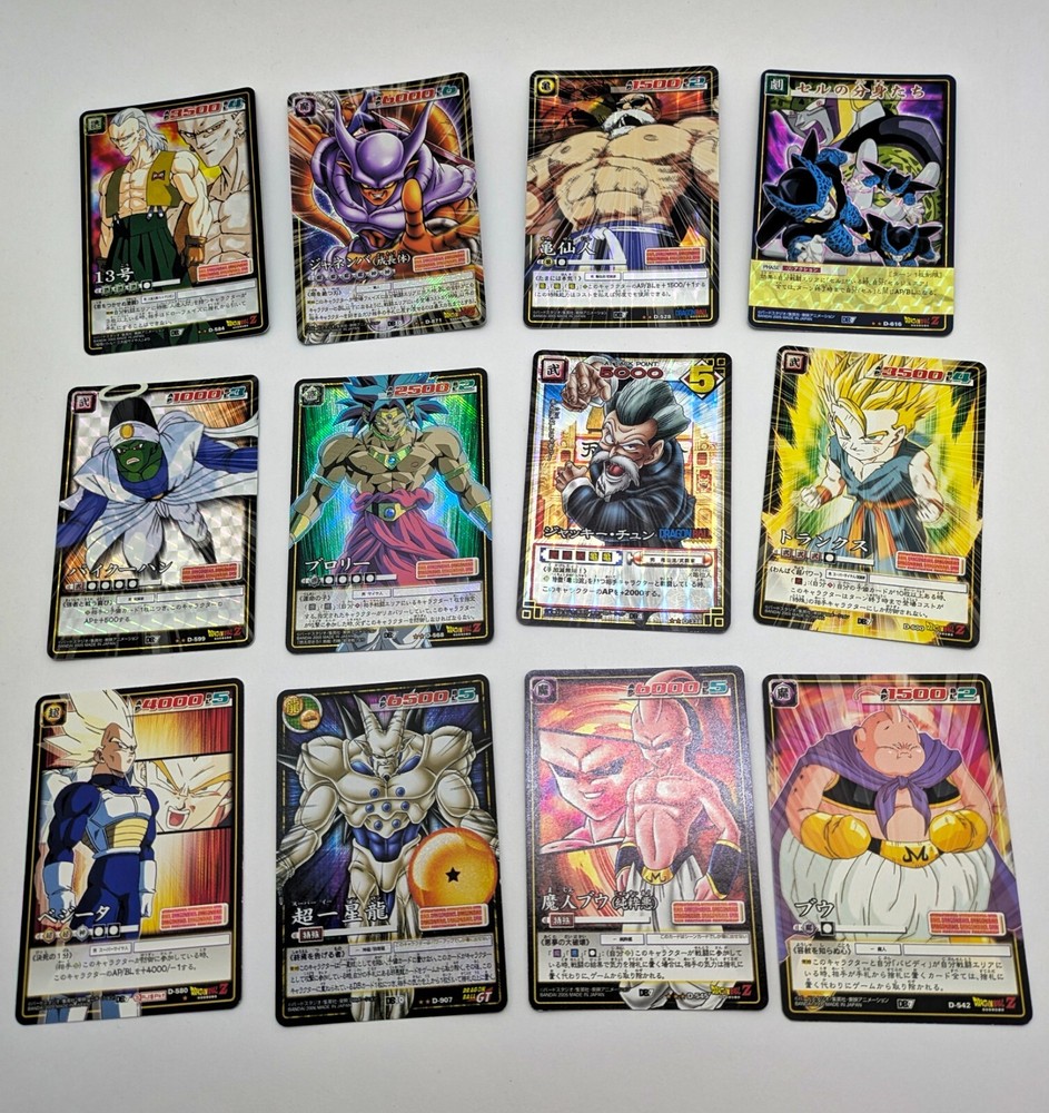Dragon Ball Z 22-Card Lot TCG Collectible Trading Game