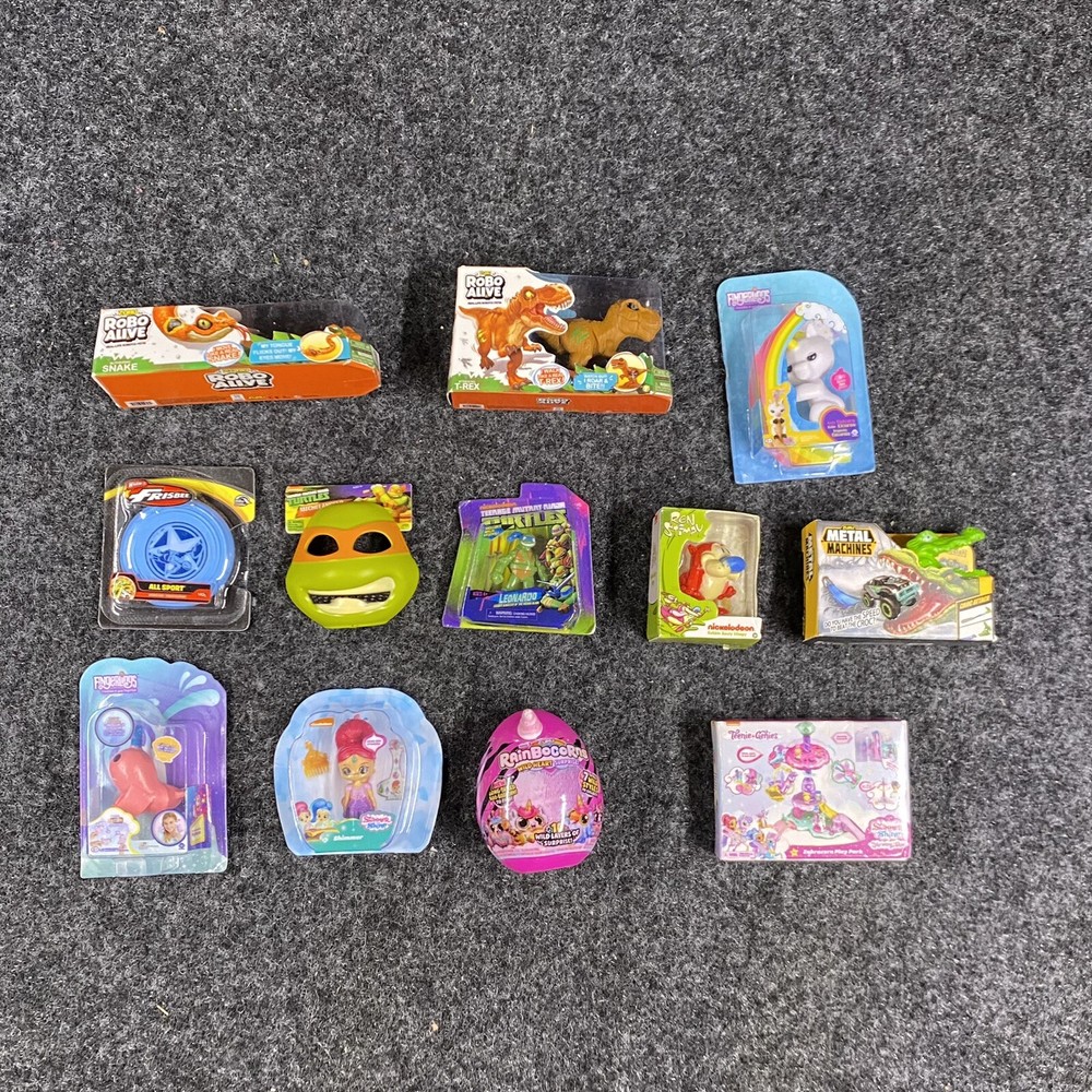 Zuru Surprise Mini Brand TMNT Robo Alive Finger Ring Toy Lot