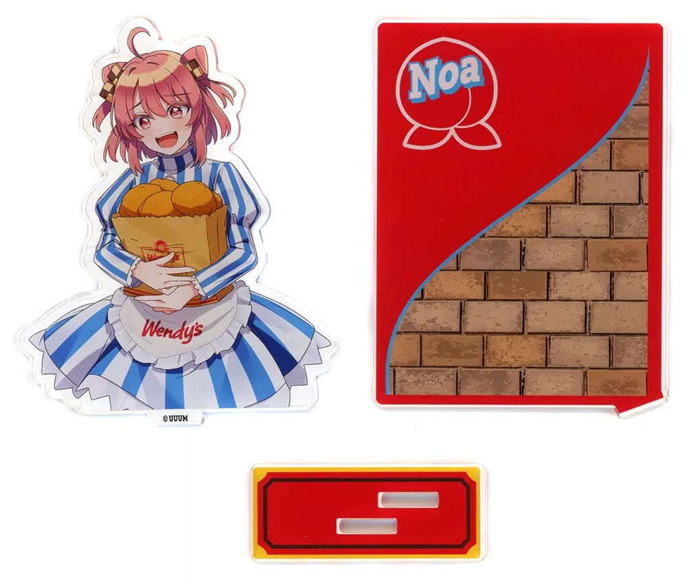 Acrylic Stand Panel Noa Colorful Peach Wendy'S First Kitchen