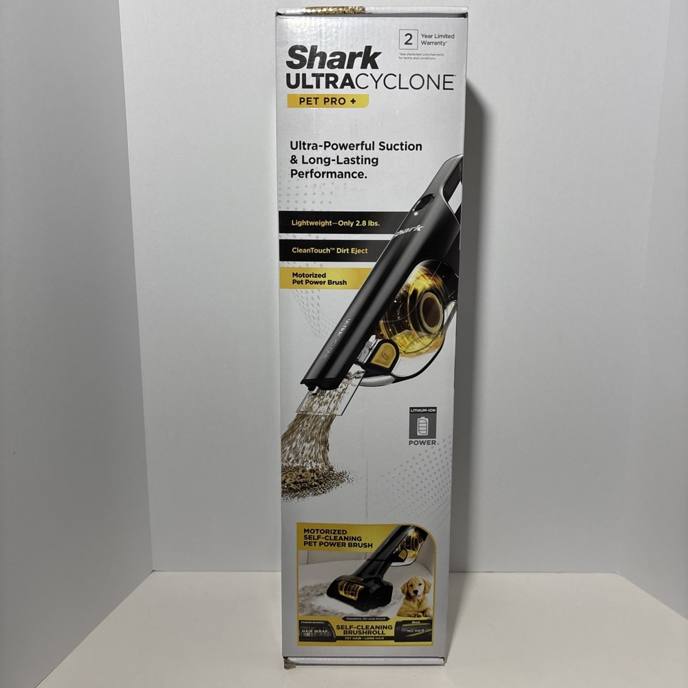 Shark CH951 UltraCyclone Pet Pro Plus Cordless Handheld Vacuum with XL Dust Cup  