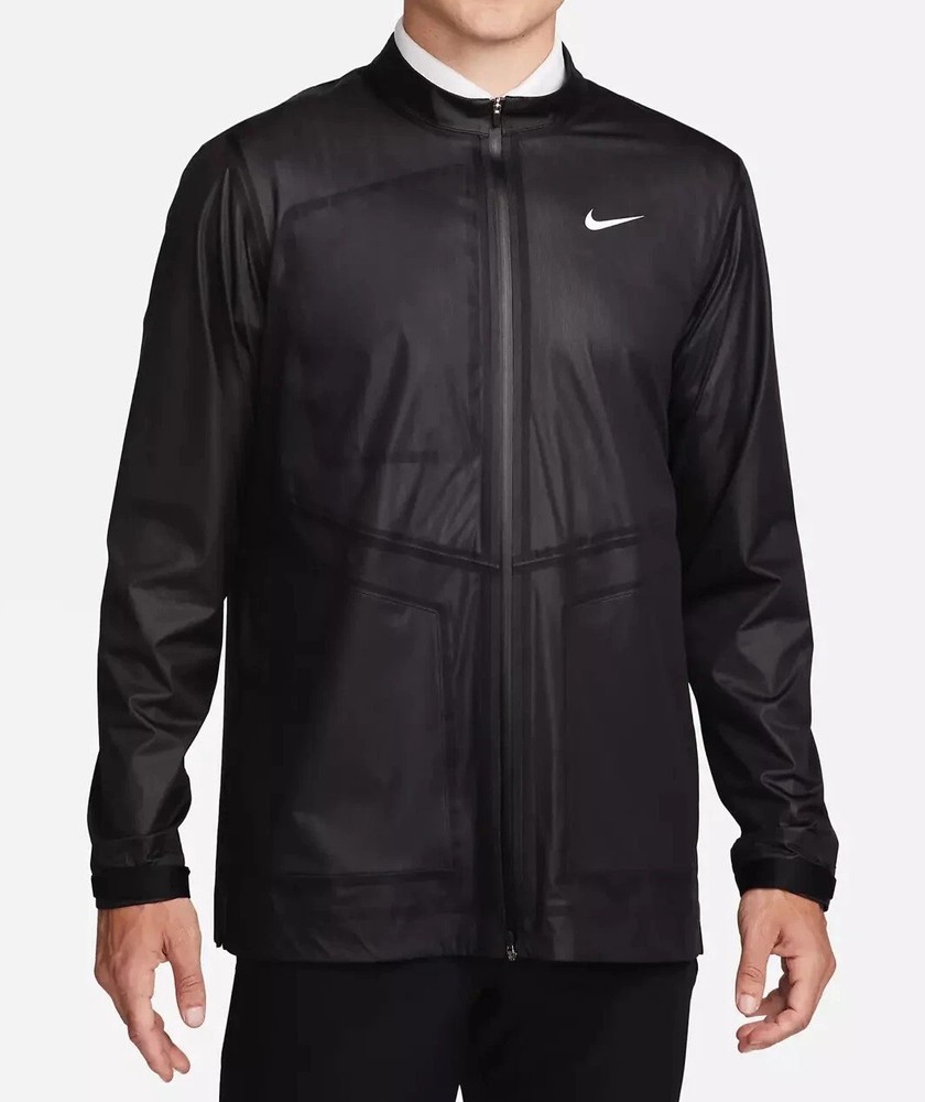 $250 NWT Nike Storm-FIT ADV Full Zip Golf Jacket Men's Size L Black DX6074-010