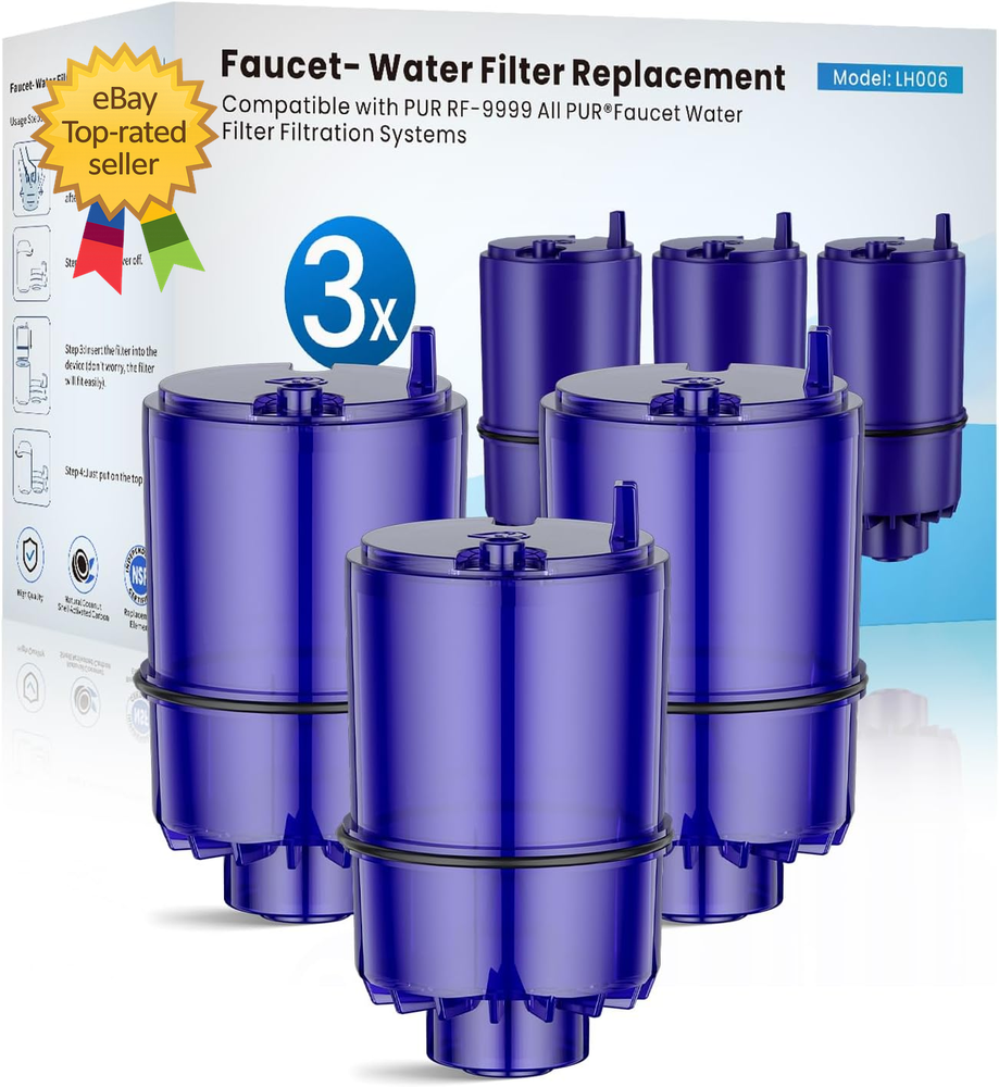 Faucet Water Filter Replacement Fit for All PUR for PUR plus Faucet Filtration S