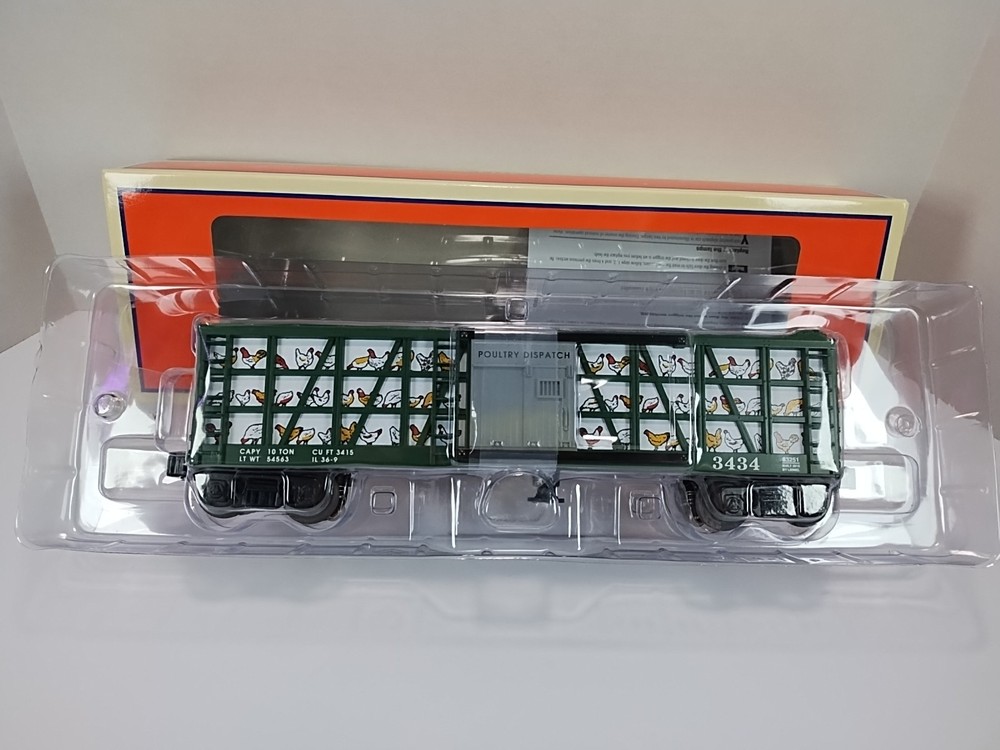 Lionel 6-26796 O Gauge Poultry Dispatch Car w/Sound LN/Box