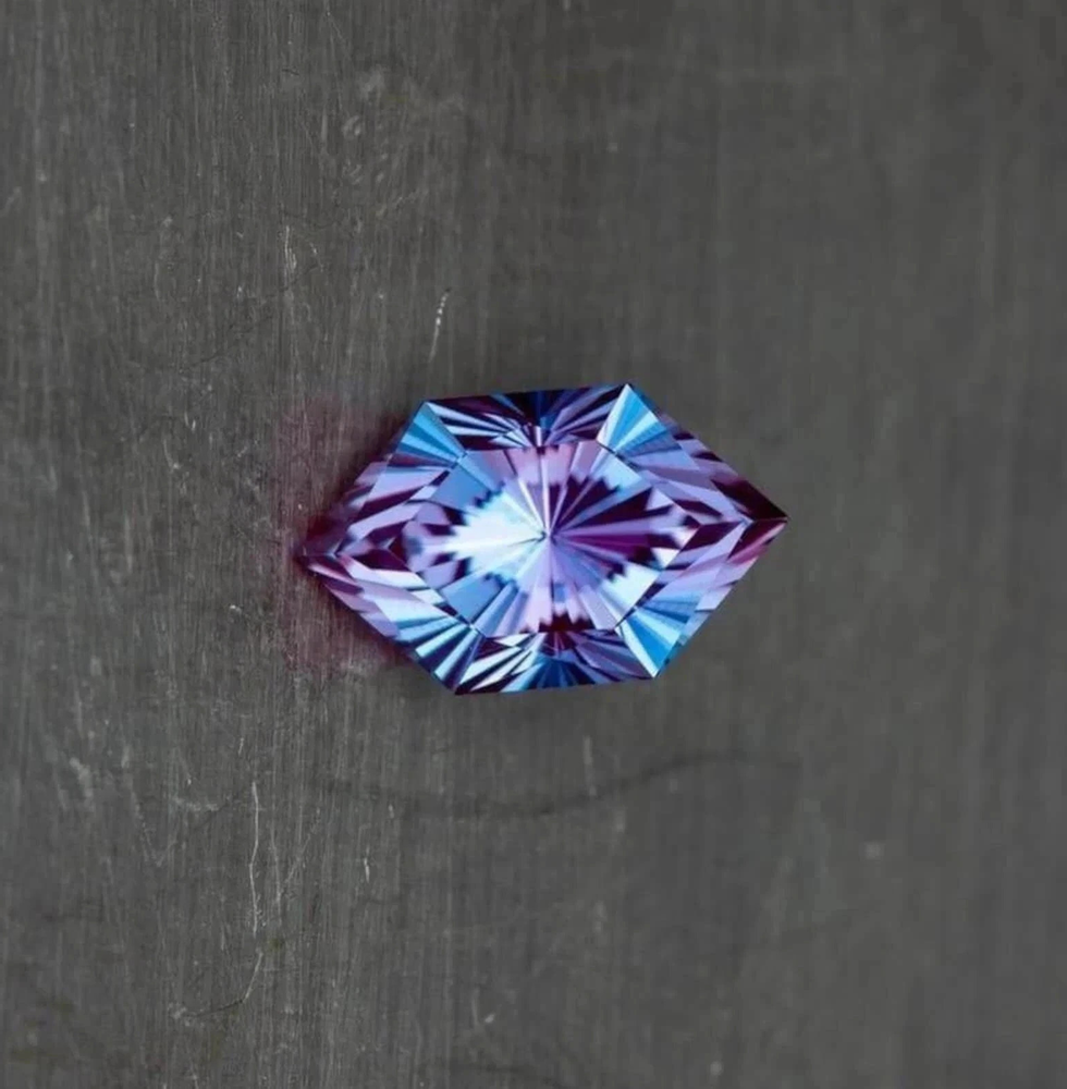 Certified 30 Ct+ Natural Alexandrite Color Change Fancy Cut Loose Gemstone