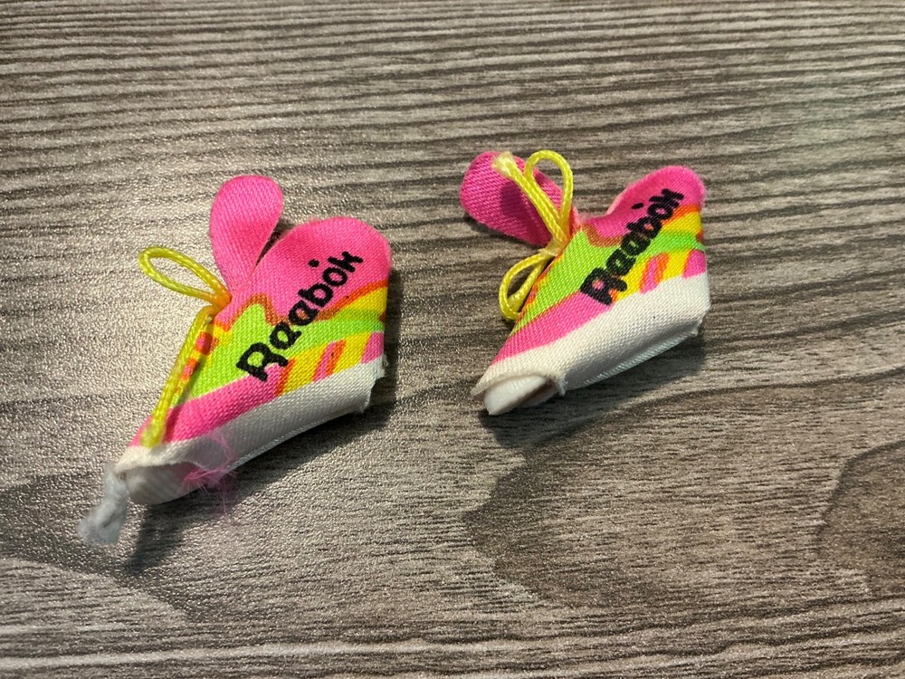 Vintage Mattel Barbie Doll  Reebok Tennis Shoes Sneakers Lot # 4