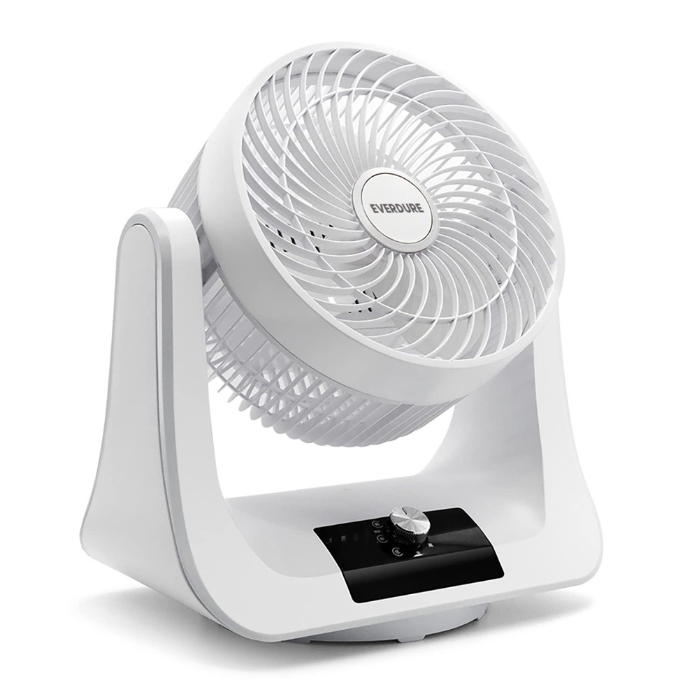 9-Inch 3-Speed Oscillating Desk Fan with Adjustable Airflow
