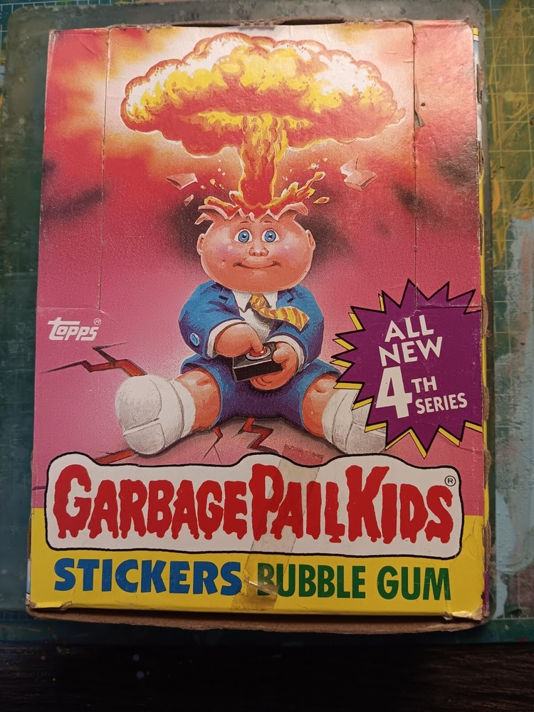 1986 Garbage Pail Kids GPK 4th Series Sealed Wax Box - 48 Packs