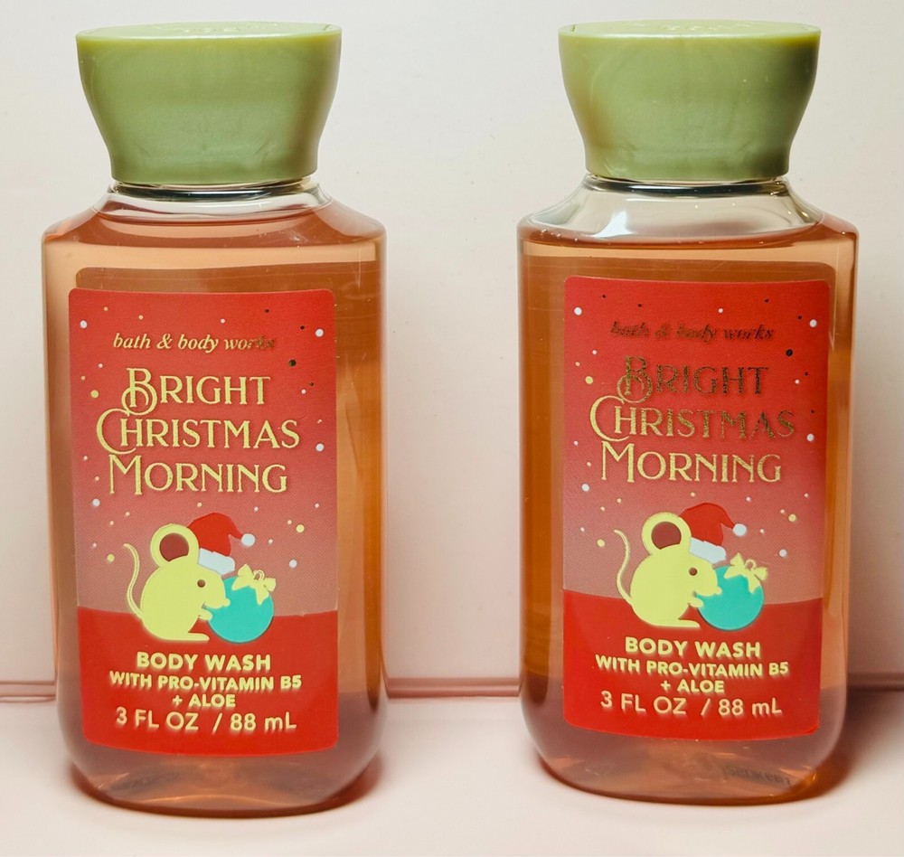 Bright Christmas Morning 2X Travel Body Wash by Bath & Body Works Free Shipping