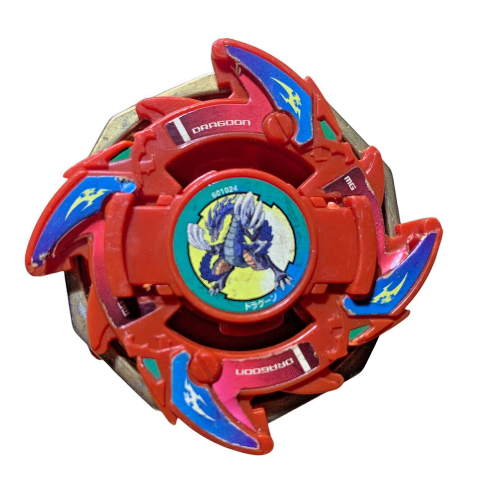 Dragoon V Beyblade Bakuten Shoot V-Force Takara Red