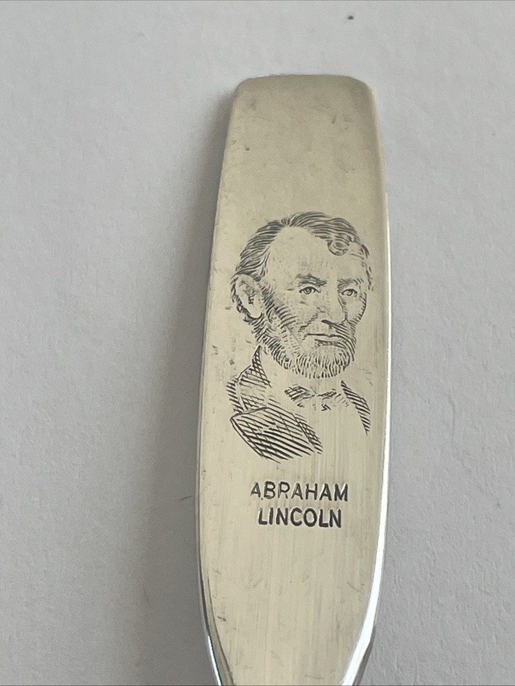 Abraham Lincoln Vintage Souvenir Spoon Collectible