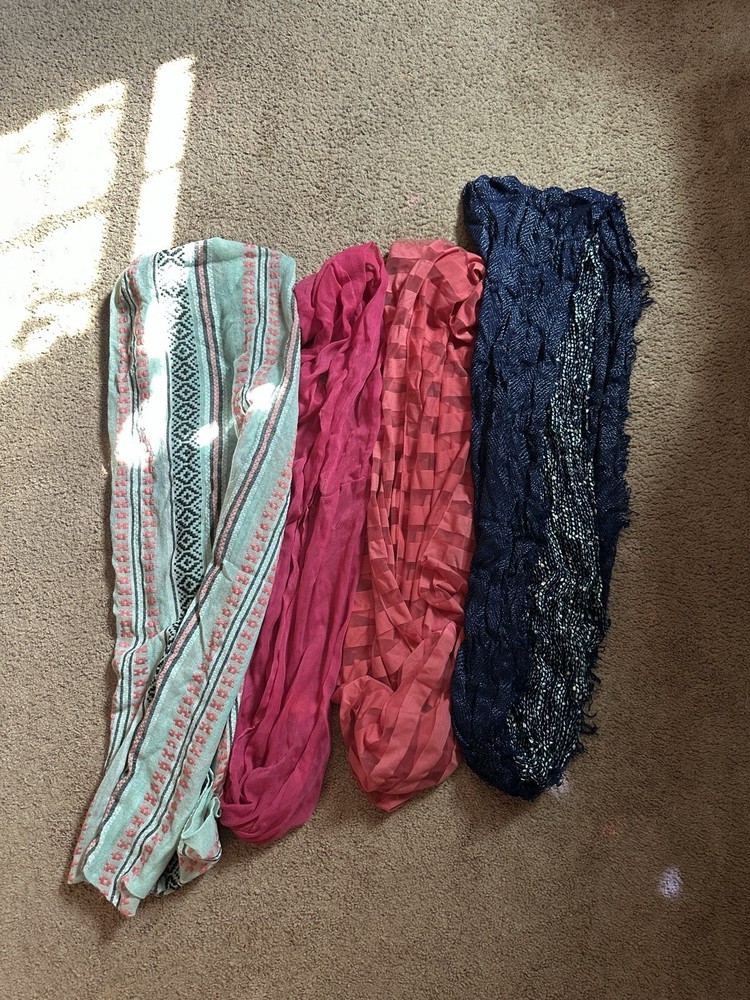 Multicolor Women’s Infinity Scarves Infinity Scarf Winter Scarf