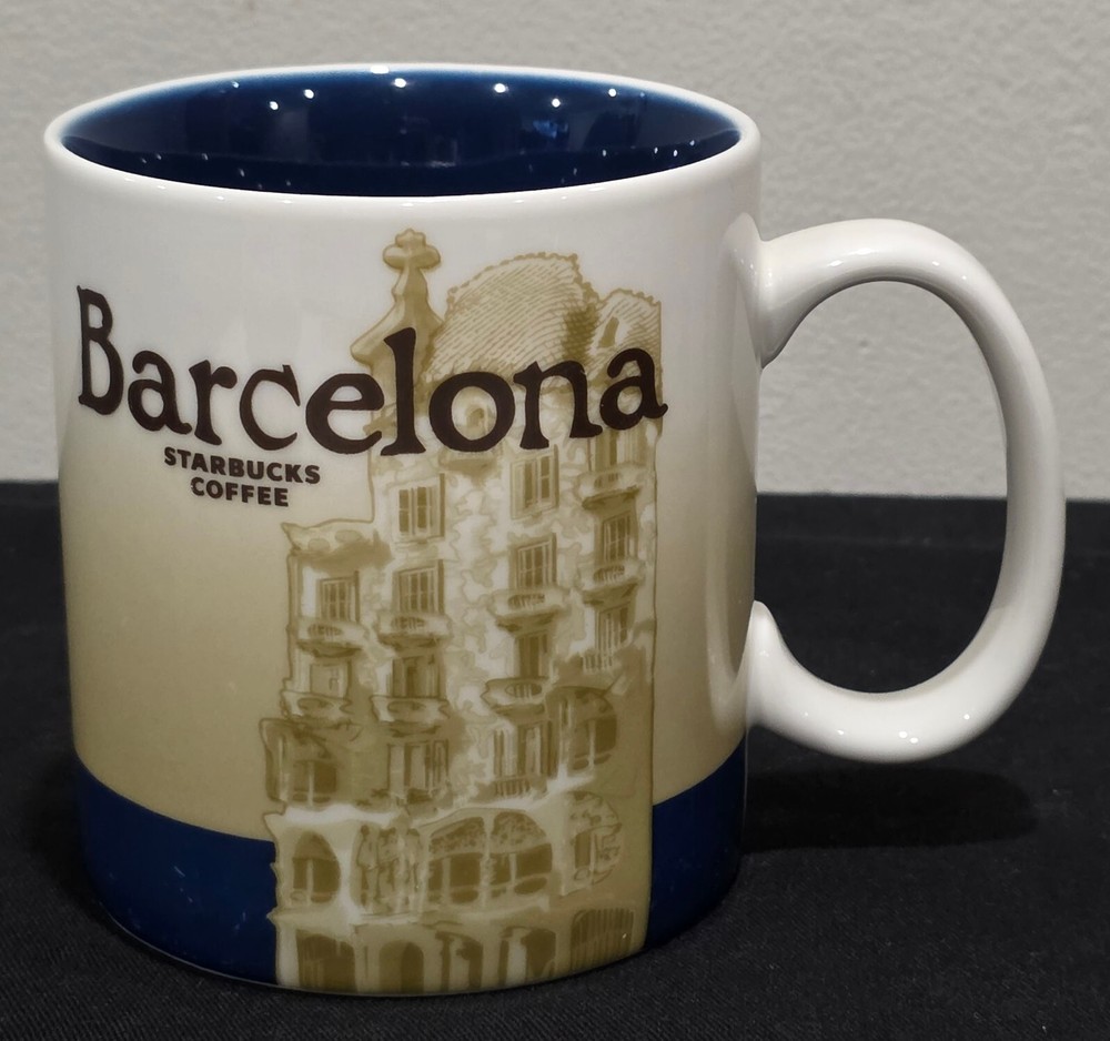 Barcelona Spain Starbucks City Mug 16oz Collector Cup Iconic Global Design