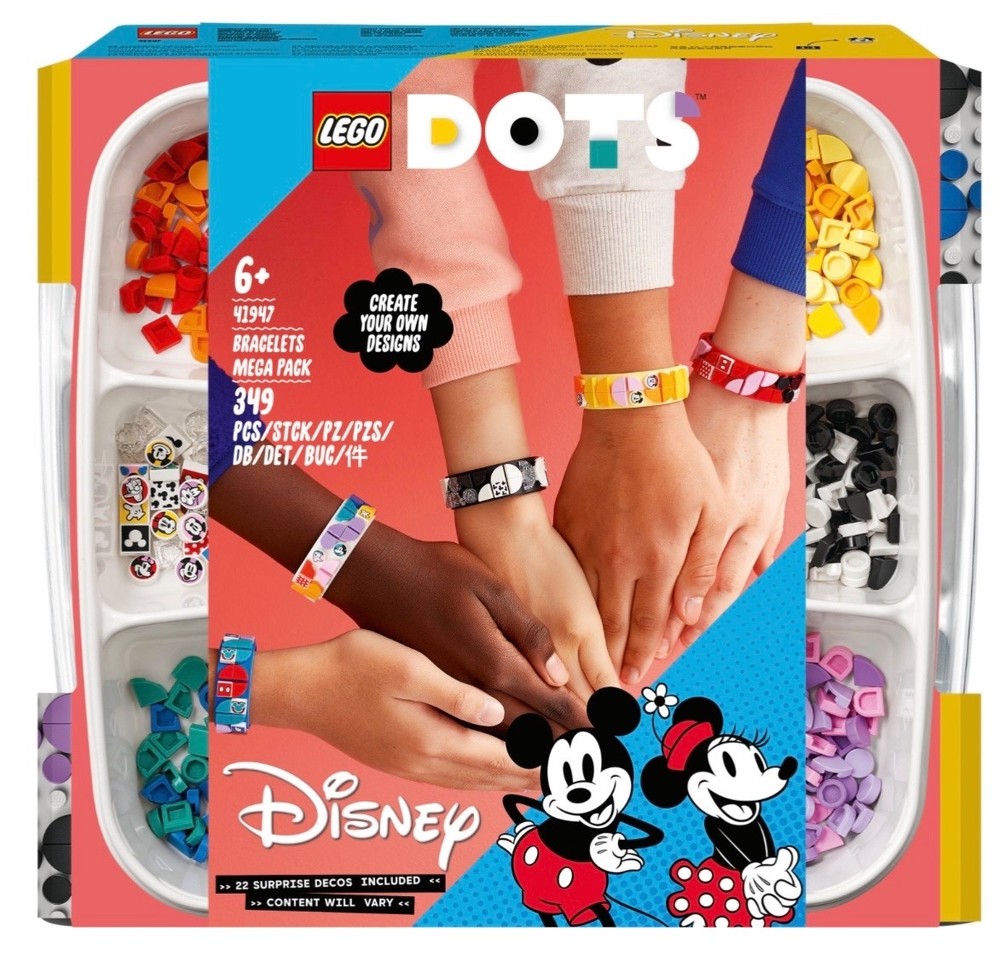 LEGO Disney DOTS 41947 Mickey & Friends Bracelets Mega DYI Jewelry Kit NEW