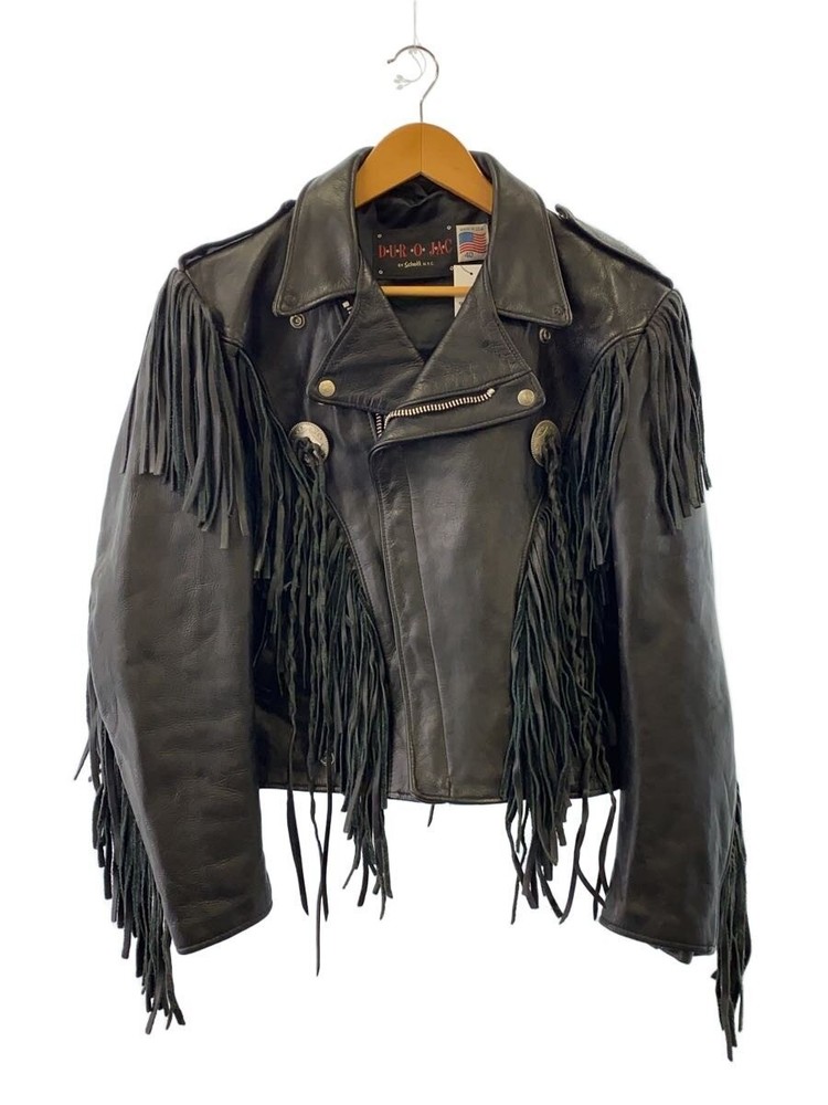 Schott Leather Jacket Blouson/40/Leather/Blk 3110