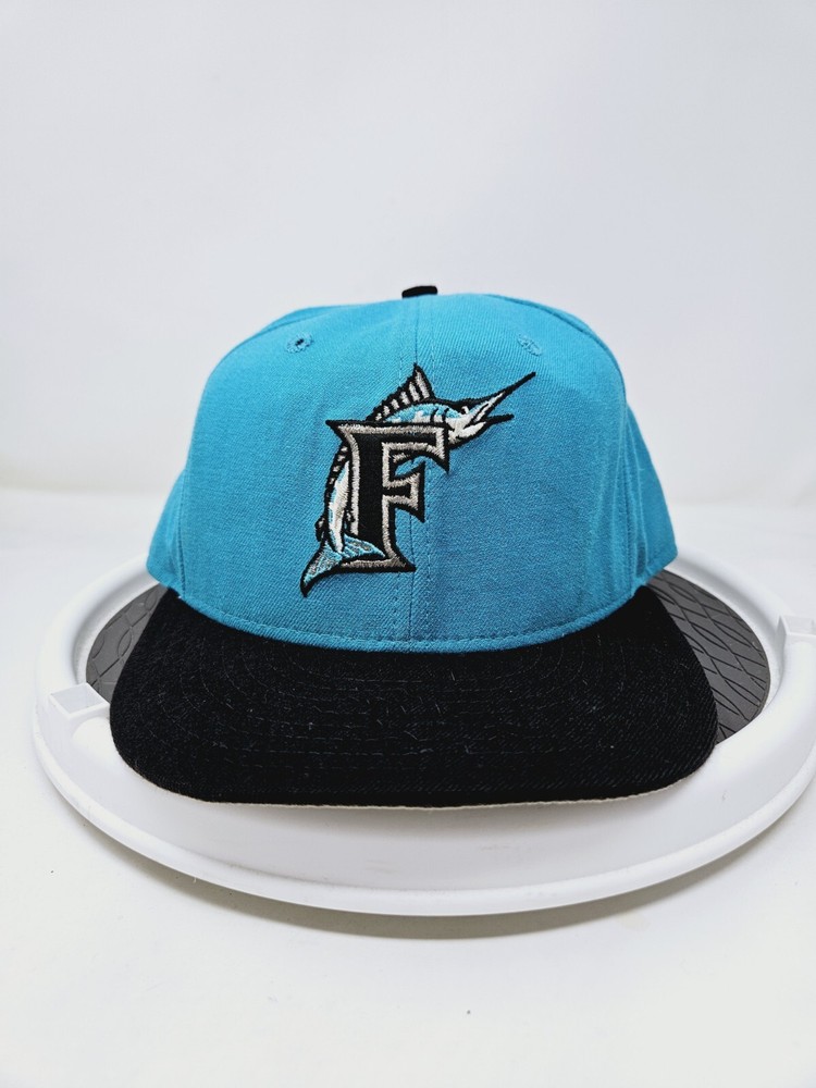 Sombrero De Colección Años 90 Florida Marlins New Era Diamond 100% Lana Modelo Profesional 7 1/2