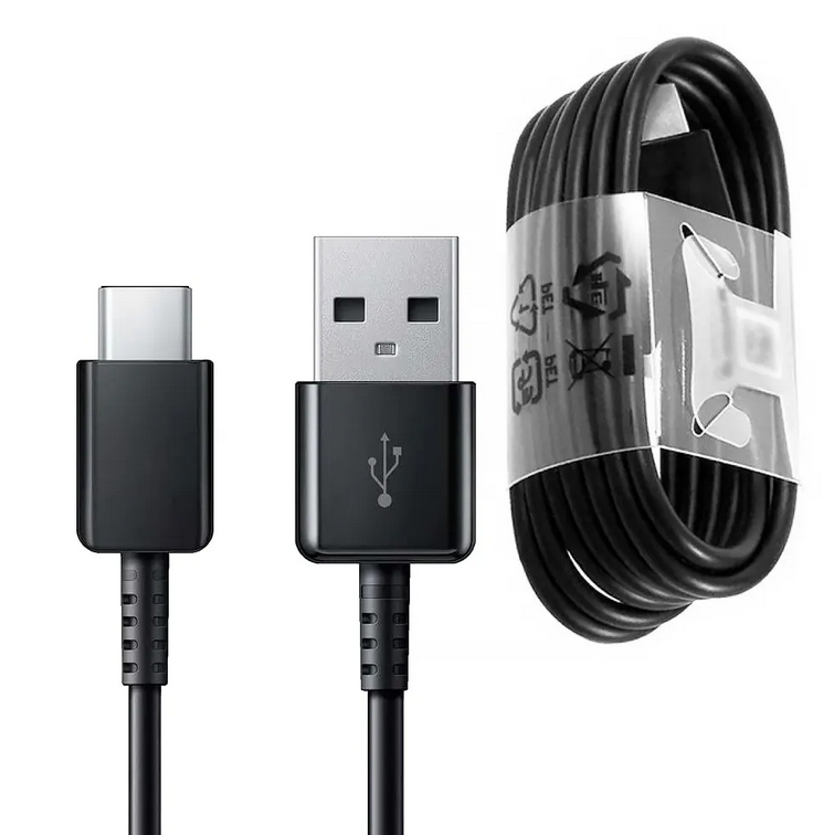 4ft Fast Charging USB-C Cable & Wall Adapter for Samsung Galaxy S8 S9 S20 S20+