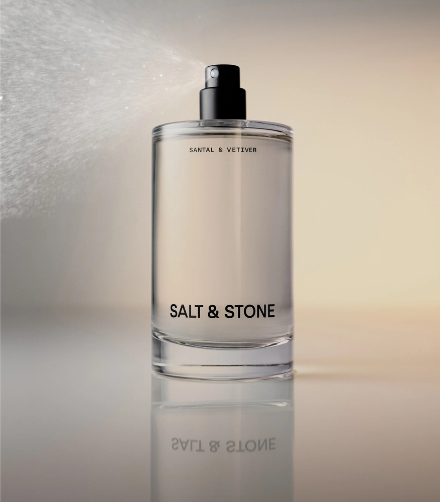 Salt & Stone Body Mist, Santal&Vetiver Scent, Body Spray for Women and Men,3.4oz