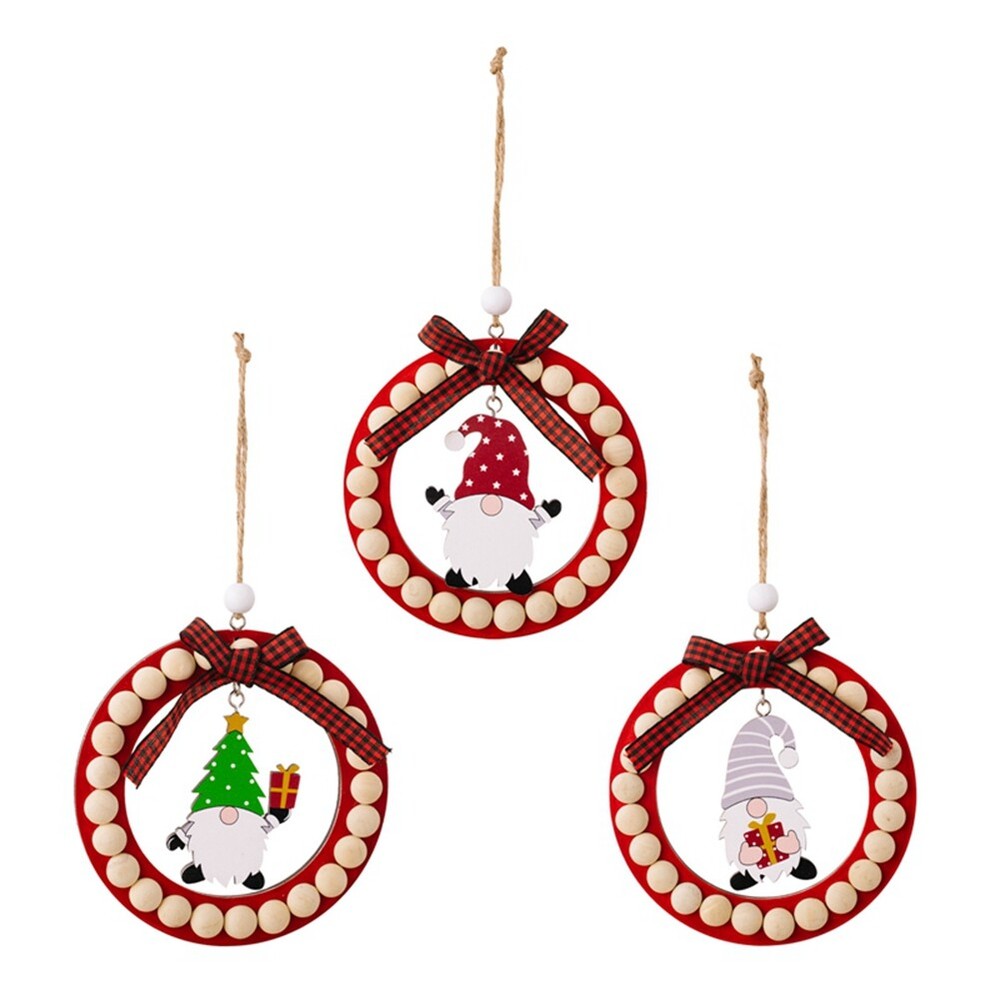 Christmas Decor Christmas Hanging Wooden Ornaments Hollow Wood Pendant Sign3406