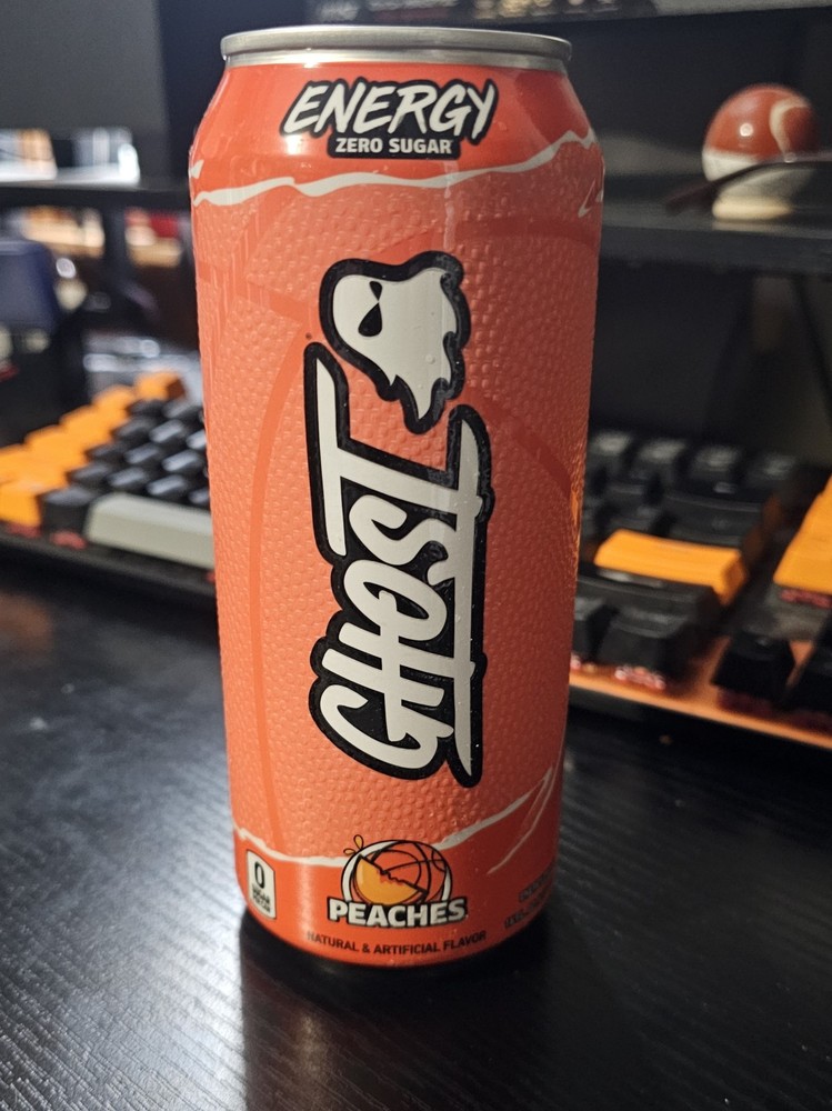 👻 GHOST ENERGY PEACHES LIMITED TIME FLAVOR  In Hand. Ships Next Business Day-image