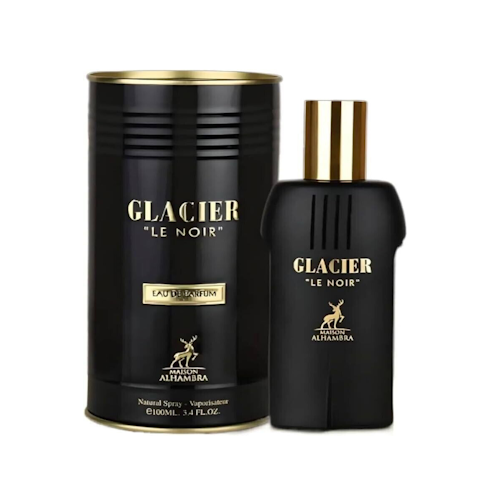 Glacier Le Noir by Maison Alhambra 3.4 oz EDP Cologne for Men New In Can