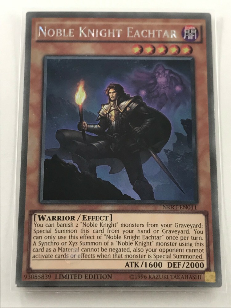 Yu-Gi-Oh Noble Knight Eachtar NKRT-EN011 JCC Card New