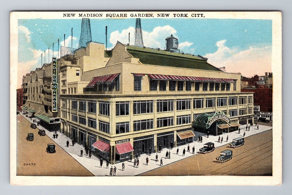 New York City NY, New Madison Square Garden, Vintage Postcard
