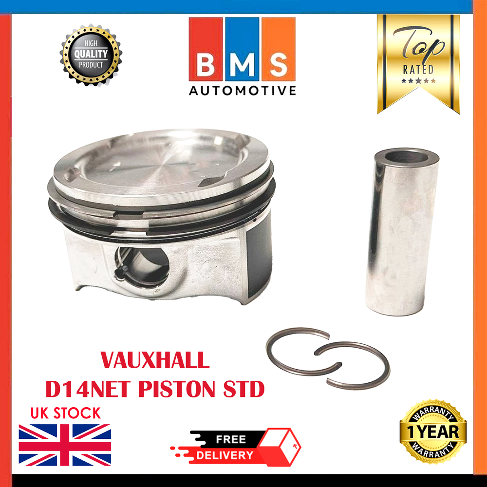 VAUXHALL D14NET B14NET ASTRA INSIGNIA PISTON SIZE STD X1 1.4 PETROL ENGINE TURBO