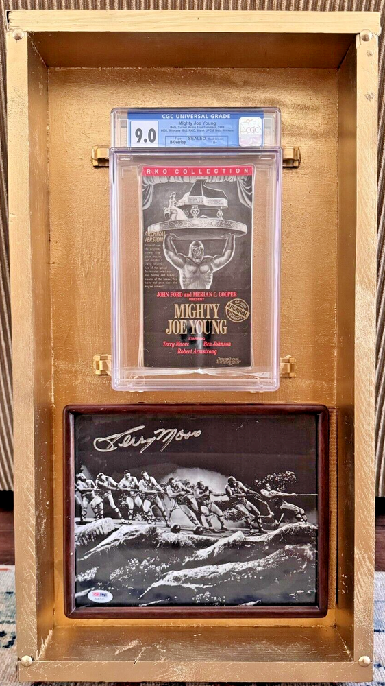 Graded Tape, movie  theater Poster, Mighty Joe Young, Terry Moore Signed Photo