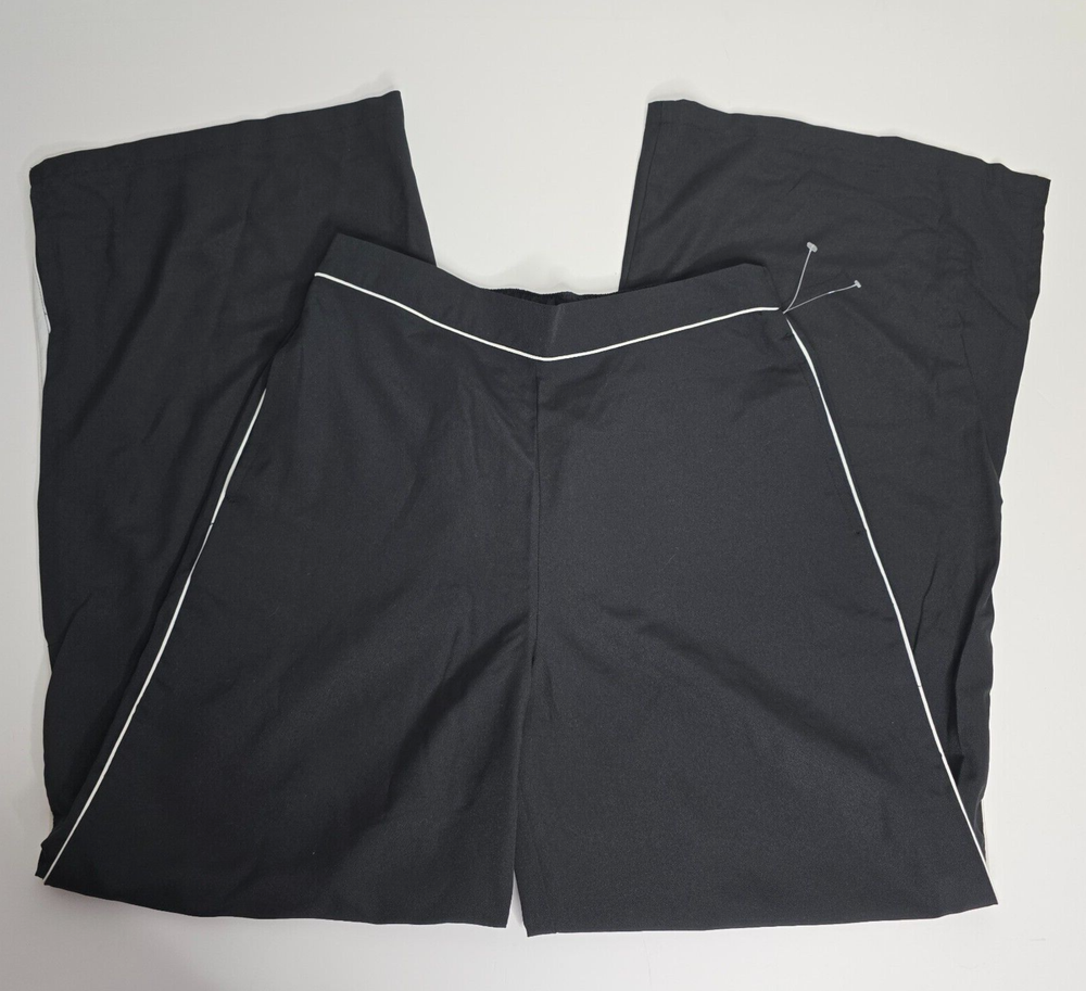 Jason Wu Black Stripe Wide Leg Pajama Pants Size S Small NWOT