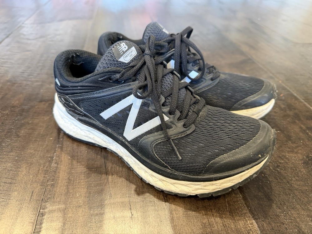 New Balance Fresh Foam 1080 v8 W1080BW8 Black Running Shoes Womens Size 7.5 B
