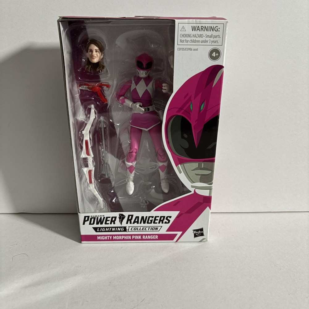 Mighty Morphin Pink Ranger 6in Action Figure by Hasbro Lightning Collection