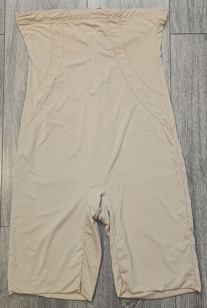 SPANX Lust Have Beige Nude High Waisted Shapewear Smoothing Shorts Women's Sz 1X