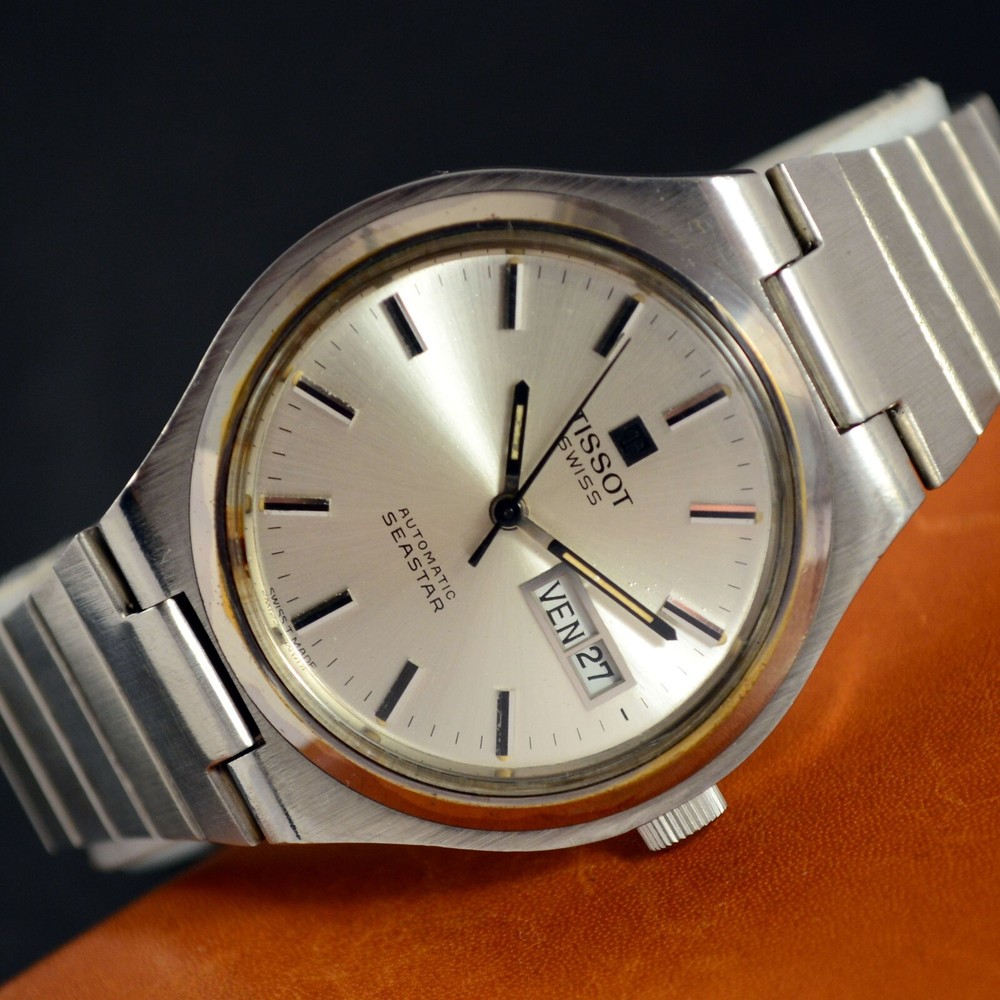 1960s Original TISSOT SEASTAR 2571 Swiss Made Vintage Automatic Mechanical Watch