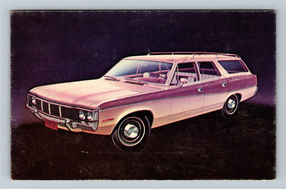 1972 Matador 4-Door Wagon, Motor Vehicle, Car, Transportation, Vintage Postcard